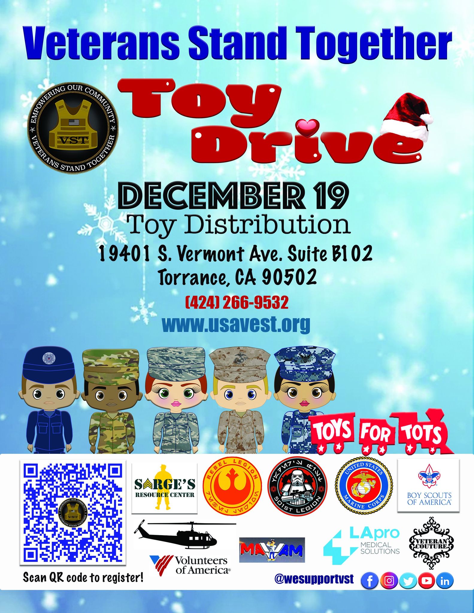 Toys Distribution. Register today!
