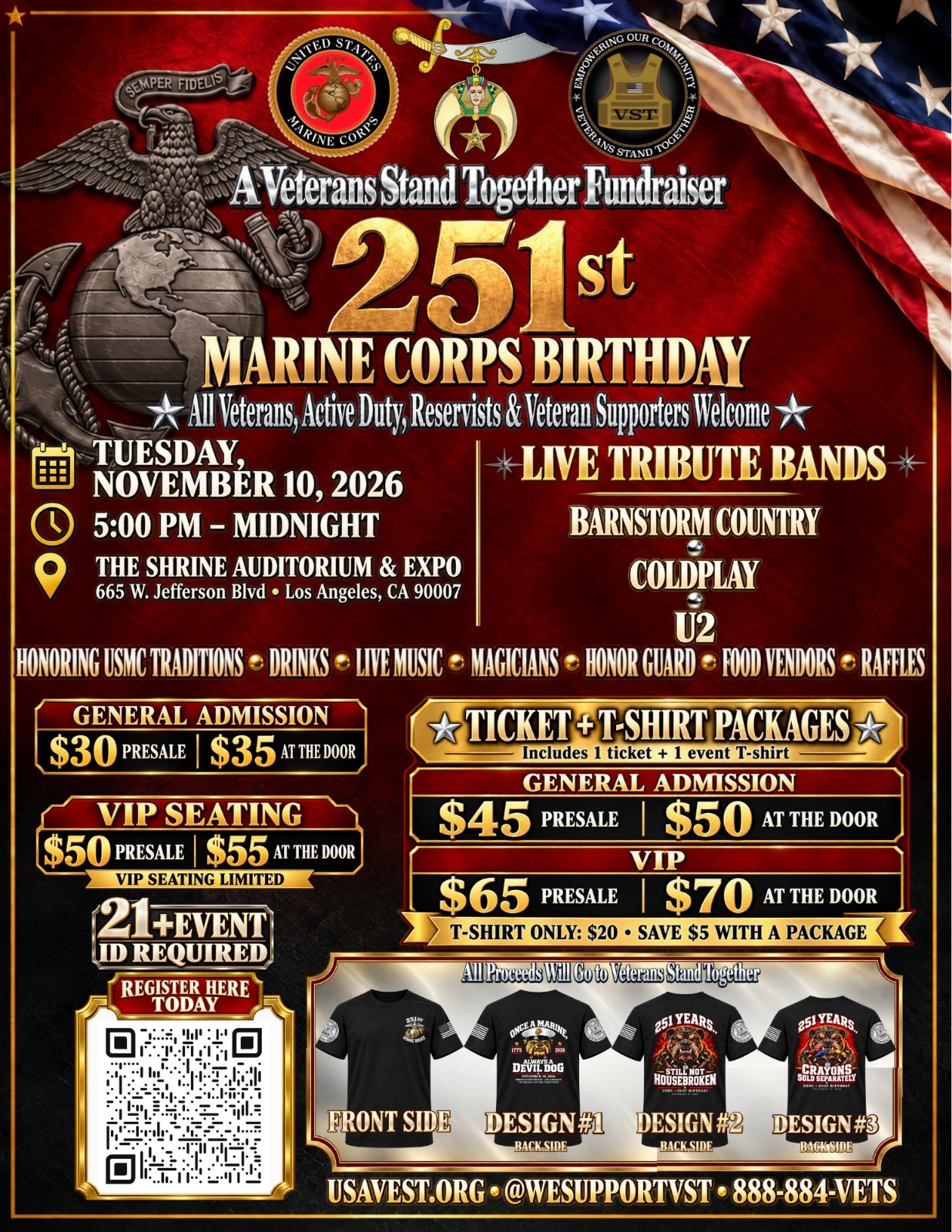 251st Marine Corps Birthday Fundraiser